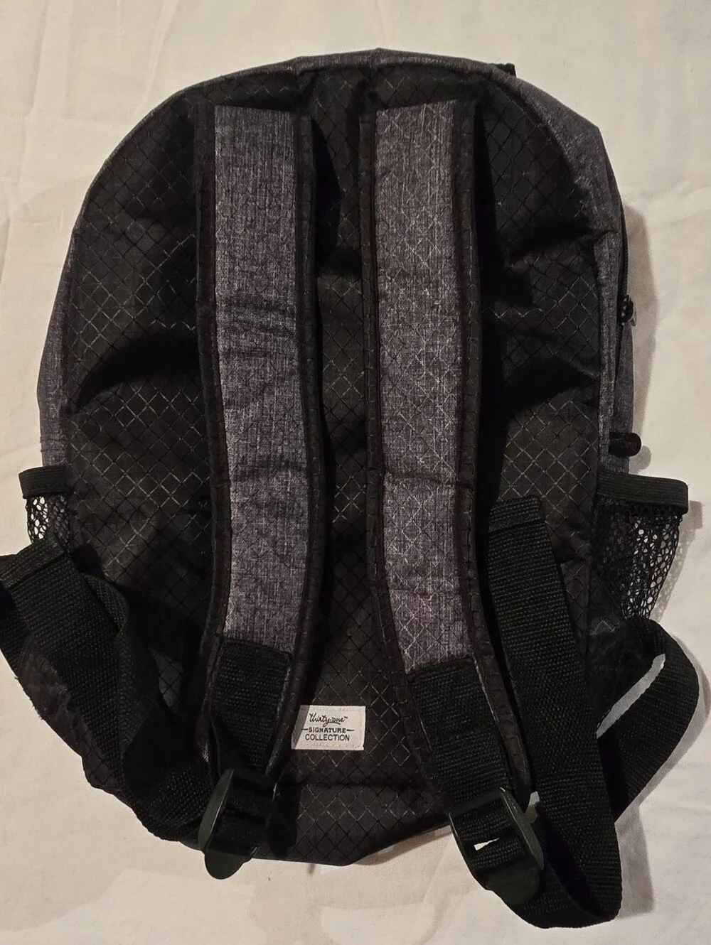 Thirty-one Children's Gray Backpack with Pink Heart Patch